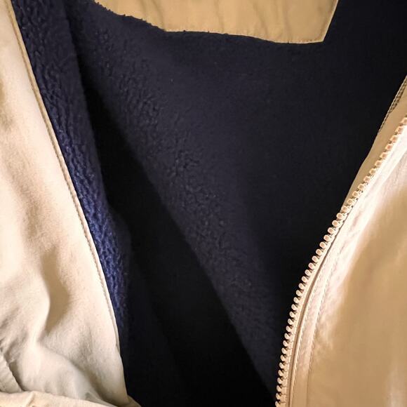 LL Bean Jacket Olive Brown Fleece Lined Full Zip Outdoor Heritage Men’s XL - Picture 10 of 12